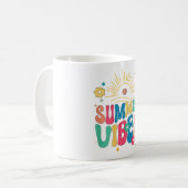 Mug Vibes d'été Super rétro tournesol Bonjour été V (Devant gauche)