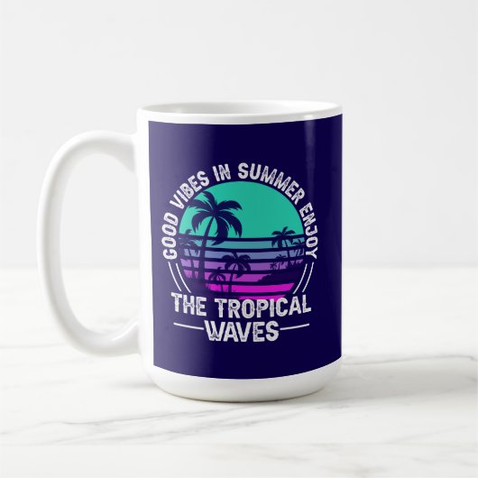 Mug Vibes d'été tropicales-82646 (Gauche)