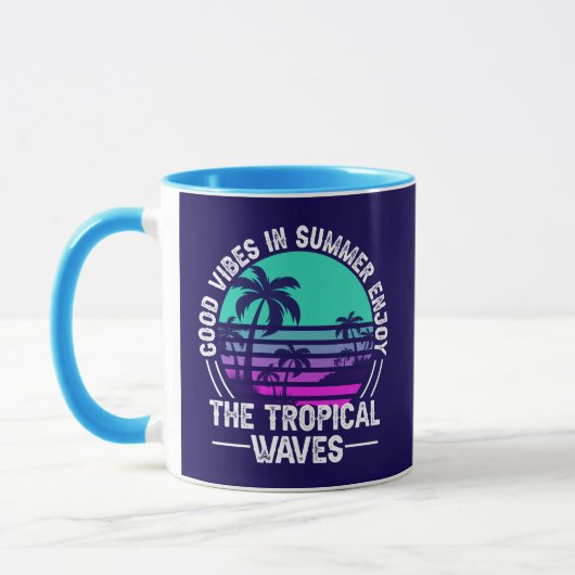 Mug Vibes d'été tropicales-82646 (Gauche)