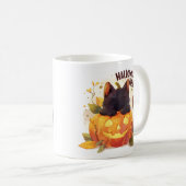 Mug Vibes d'Halloween - Chat Nap Citrouille (Devant droit)