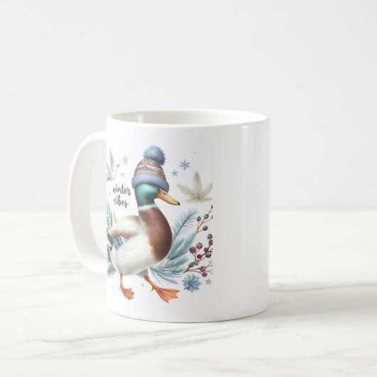 Mug Vibes d'hiver Canard - (Devant gauche)