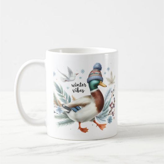 Mug Vibes d'hiver Canard - (Gauche)