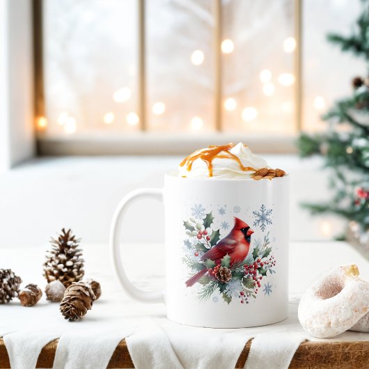 Mug Vibes d'hiver Cardinal du Nord -