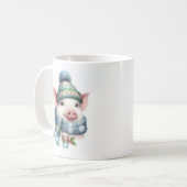 Mug Vibes d'hiver Cochon - (Devant gauche)