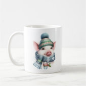 Mug Vibes d'hiver Cochon - (Gauche)