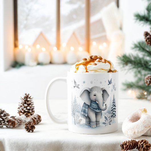 Mug Vibes d'hiver Eléphant -