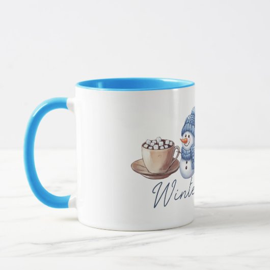 Mug Vibes d'hiver Friendly Snowman (Gauche)