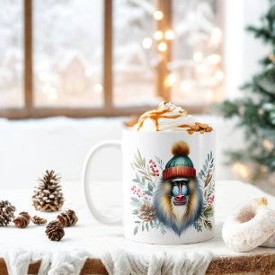 Mug Vibes d'hiver Mandrill Monkey -
