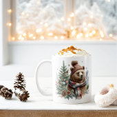 Mug Vibes d'hiver Ours grizzli -