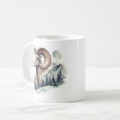 Mug Vibes d'hiver Rocky Mountain Bighorn Sheep - (Devant gauche)