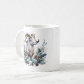 Mug Vibes d'hiver Rocky Mountain Bighorn Sheep - (Devant gauche)