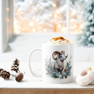 Mug Vibes d'hiver Rocky Mountain Bighorn Sheep -