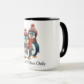 Mug Vibes d'hiver uniquement (Devant droit)