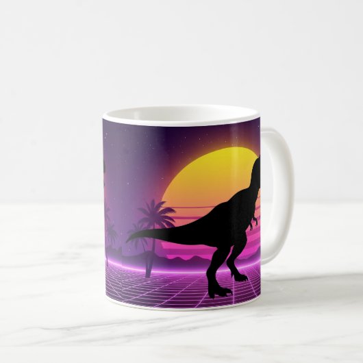 Mug Vibes Dino rétro (Devant droit)