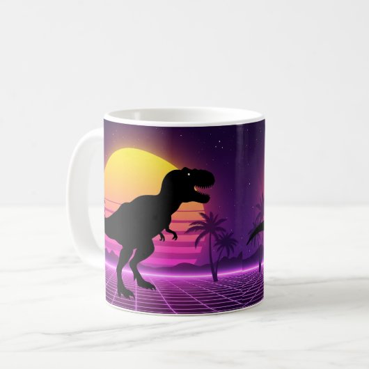 Mug Vibes Dino rétro (Devant gauche)
