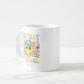 Mug Vibes drôles pour le 100e jour d'école (Devant gauche)