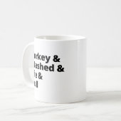 Mug Vibes du dîner Thanksgiving (Devant gauche)