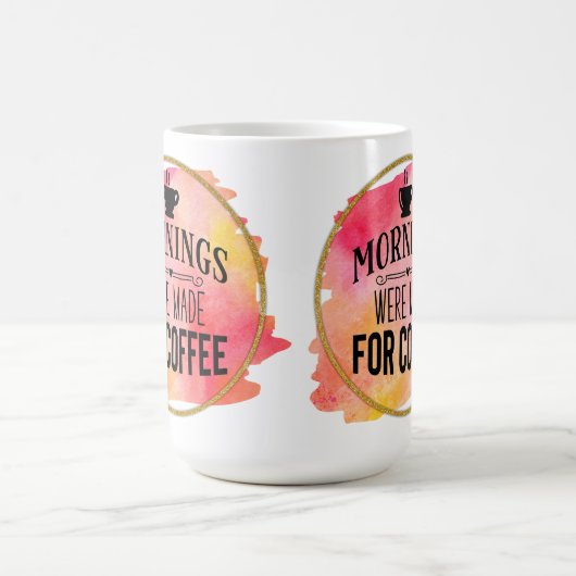 Mug Vibes du matin confortables (Centre)