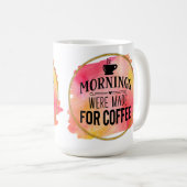 Mug Vibes du matin confortables (Devant droit)