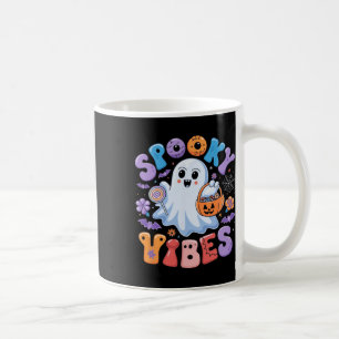 Mug Vibes éffrayant Ghost Retro Super Halloween Kids G
