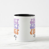 Mug Vibes éffrayantes Crânes Étoiles Blancs d'Hallowee (Centre)