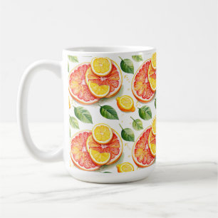 Mug Vibes estivales de pamplemousse et citrons