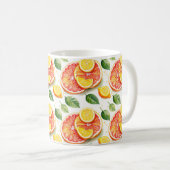 Mug Vibes estivales de pamplemousse et citrons (Devant droit)