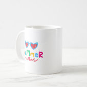 Mug Vibes Et Lunettes De Soleil Été (Devant gauche)