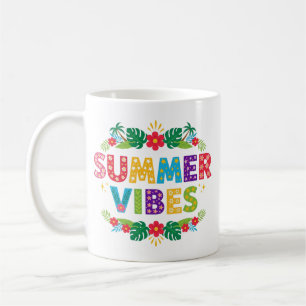 Mug Vibes été Floral Design-54504 Sweat - shirt à capu