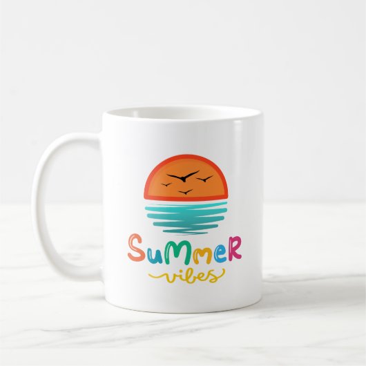Mug Vibes Été Soleil Et Mer (Gauche)