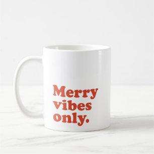 Mug Vibes joyeuses uniquement vacances rétro