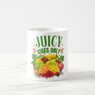 Mug Vibes Juteuses Uniquement : Fruits Frais & Vie Sai