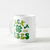 Mug Vibes Lucky Four Leaf Clover (Devant gauche)