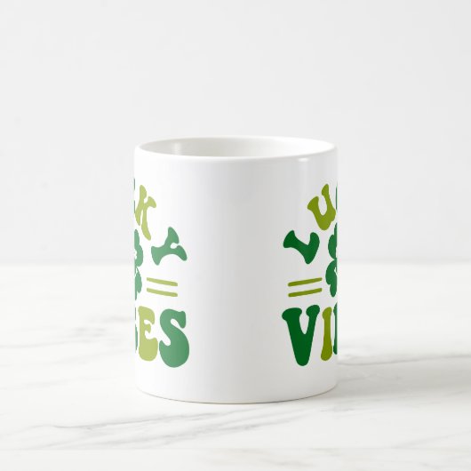 Mug Vibes Lucky Four Leaf Clover (Centre)