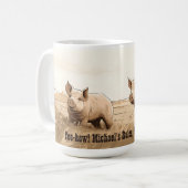 Mug Vibes Occidentales ! Don d'homme modifiable (Devant gauche)