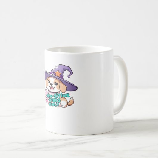 Mug Vibes Paw seulement - Chien mignon avec thé à bull (Devant droit)