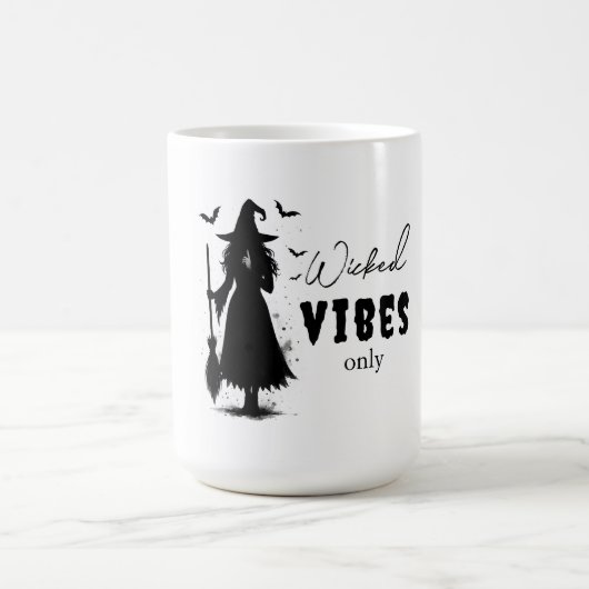Mug "Vibes perdues seulement" - Sorcière noire Hallowe (Centre)