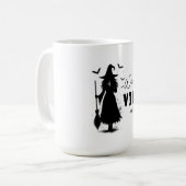 Mug "Vibes perdues seulement" - Sorcière noire Hallowe (Devant gauche)