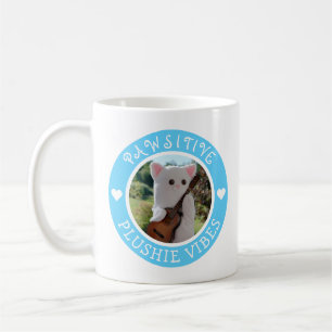 Mug Vibes Plushie bleu Cute Kawaii
