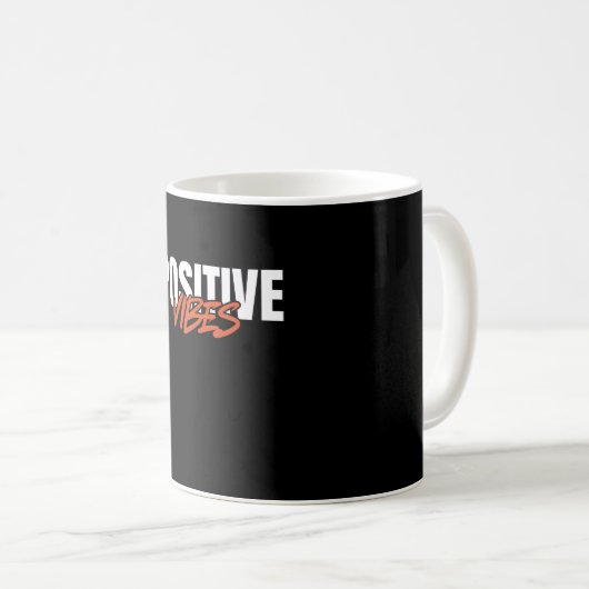 Mug Vibes positives (Devant droit)