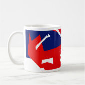 Mug Vibes positives Bleu rouge blanc (Gauche)