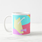 Mug Vibes positives couleurs pastel Abstrait (Gauche)