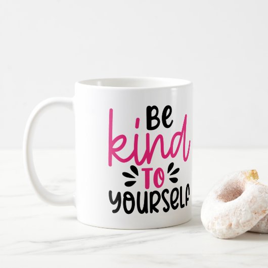 Mug Vibes positives | Devis motivationnel (Avec donut)