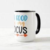 Mug Vibes positives | Devis motivationnel (Devant droit)