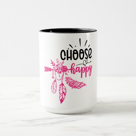 Mug Vibes positives | Devis motivationnel (Centre)