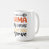 Mug Vibes positives | Devis motivationnel (Devant droit)