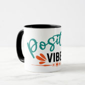 Mug Vibes positives | Devis motivationnel (Devant gauche)