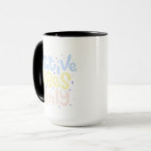 Mug Vibes Positives Seulement (Devant gauche)