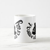 Mug Vibes positives seulement Citation Inspirationnell (Centre)