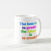 Mug Vibes positives uniquement | T-shirt de typographi (Devant droit)